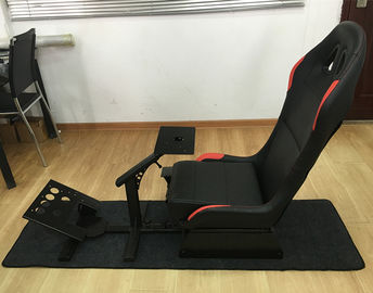 Chiny Regulowane składane siedzisko symulatora siedzenia ze wsparciem kierownicy + pedału + Sh 1012B fabryka