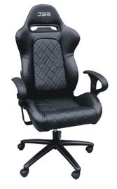 Chiny SGS Regulowane, składane krzesło biurowe do biegania Krzesło biurowe do gier PCV z podłokietnikiem fabryka